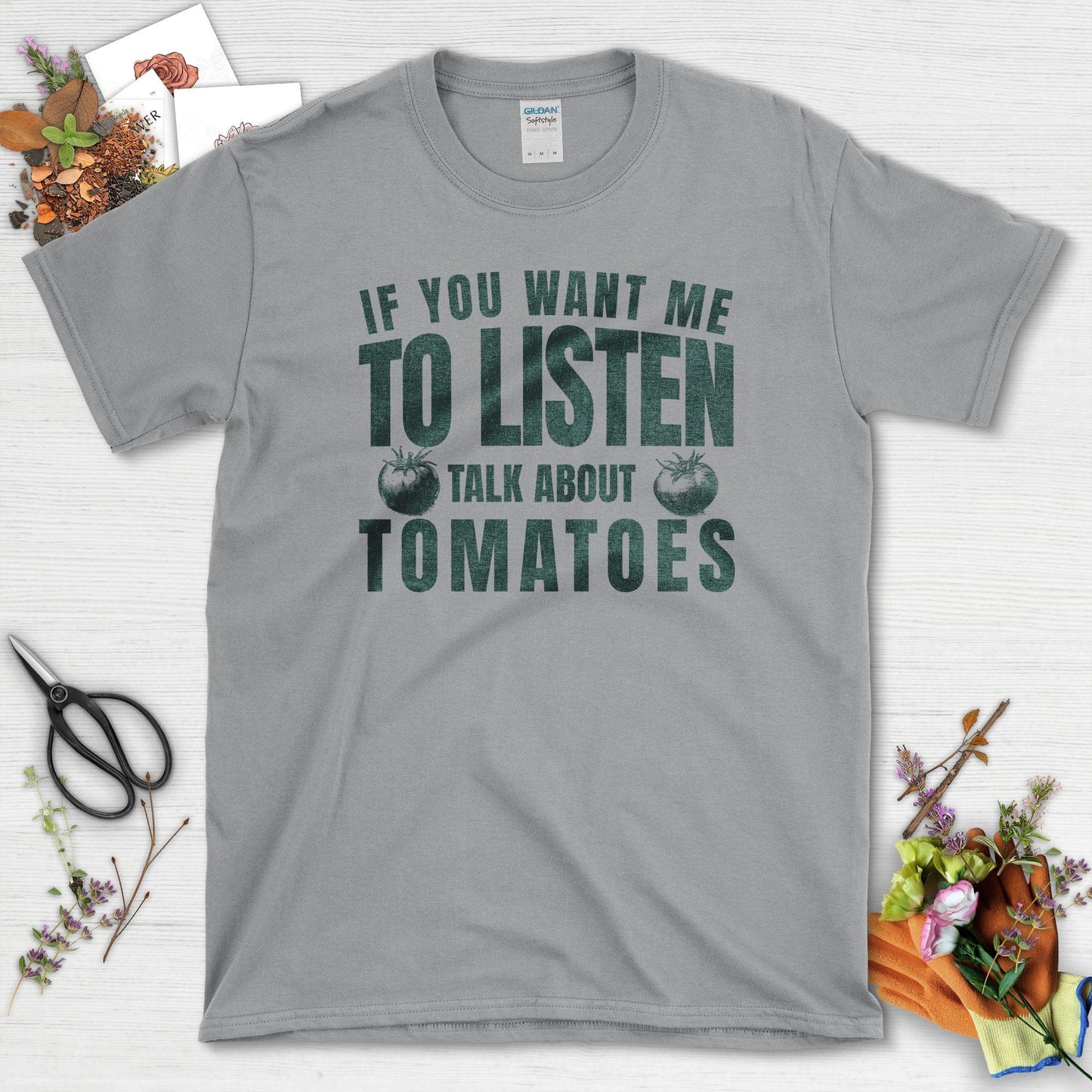 Talk About Tomatoes T-Shirt Sport Grey / S T-Shirt