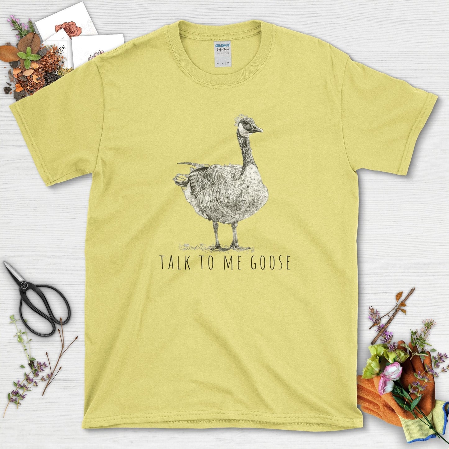 Talk To Me Goose T-Shirt Cornsilk / S T-Shirt