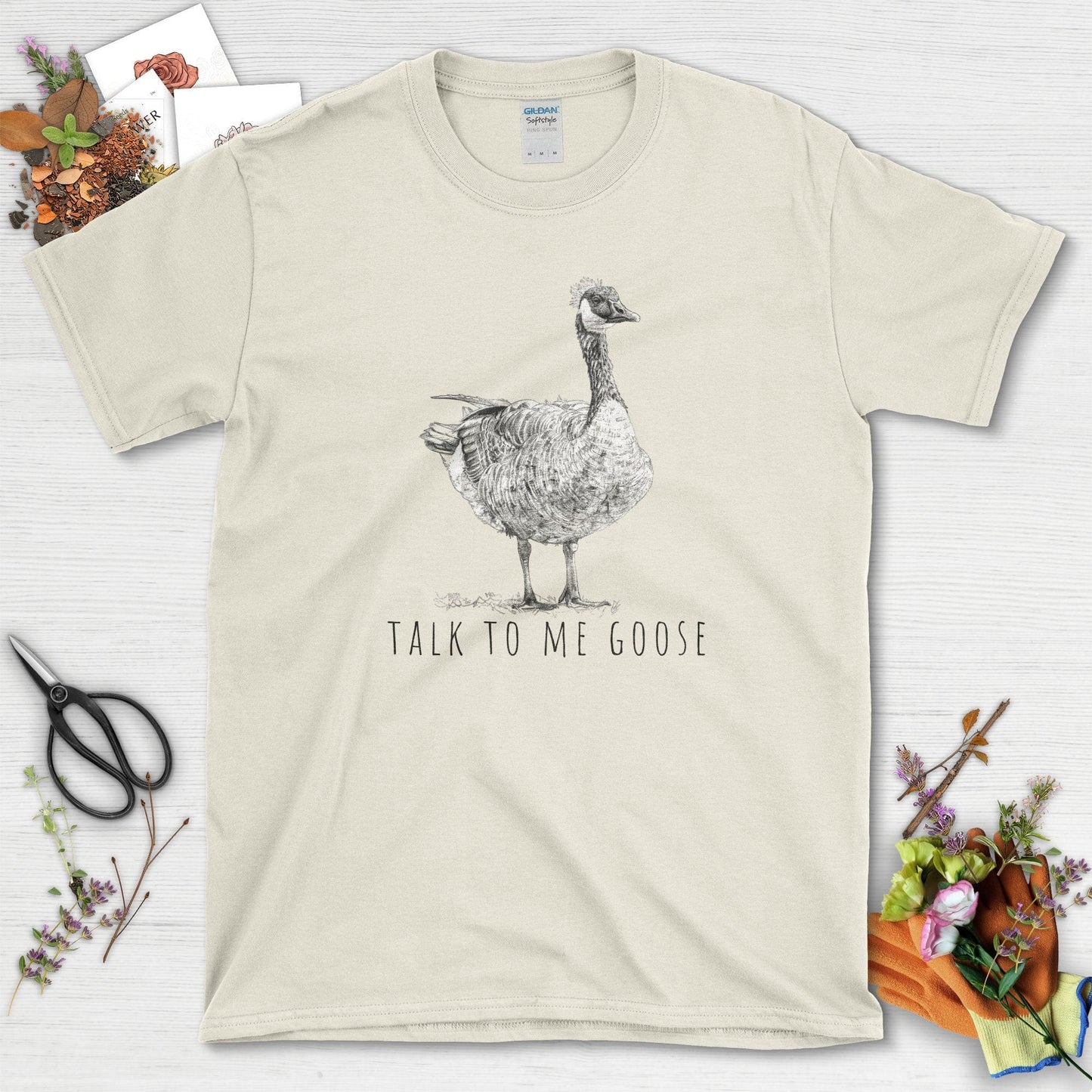 Talk To Me Goose T-Shirt Natural / S T-Shirt