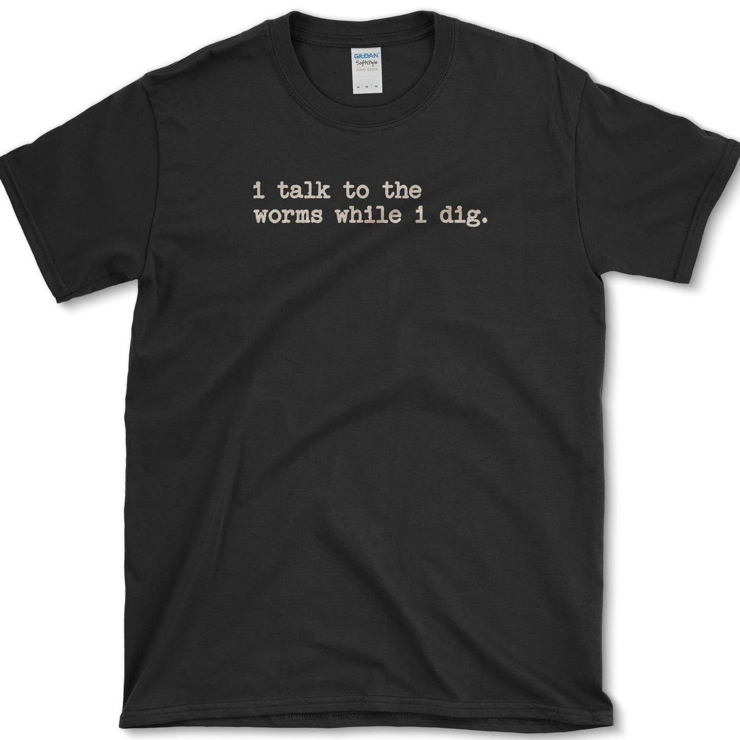 Talk To Worms T-Shirt Black / S Essential Tees