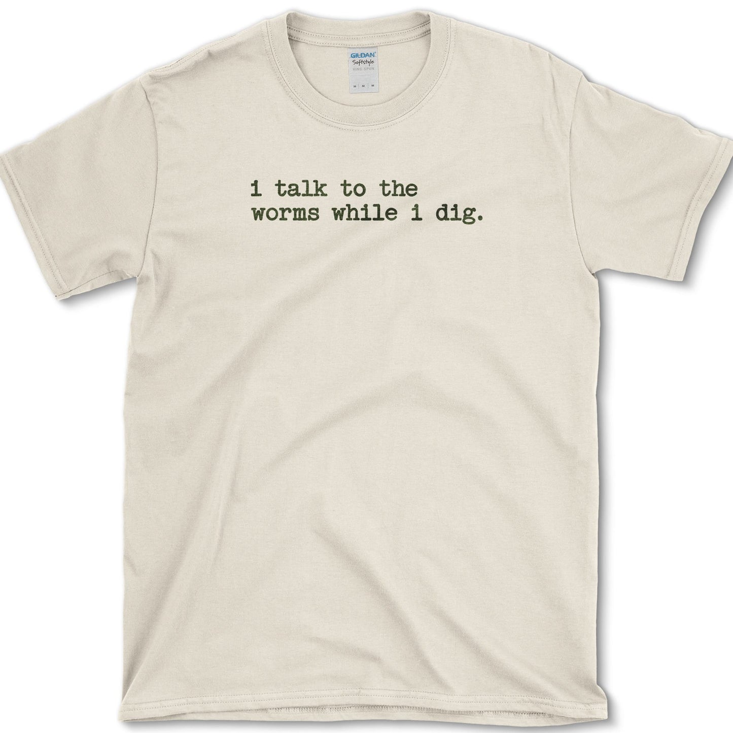 Talk To Worms T-Shirt Natural / S Essential Tees