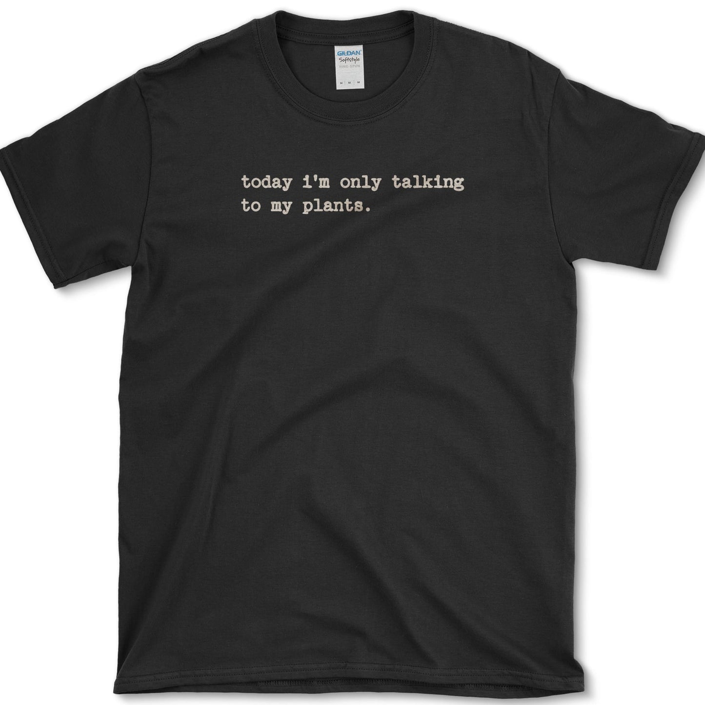 Talking To Plants T-Shirt design featuring houseplant artwork on a t-shirt