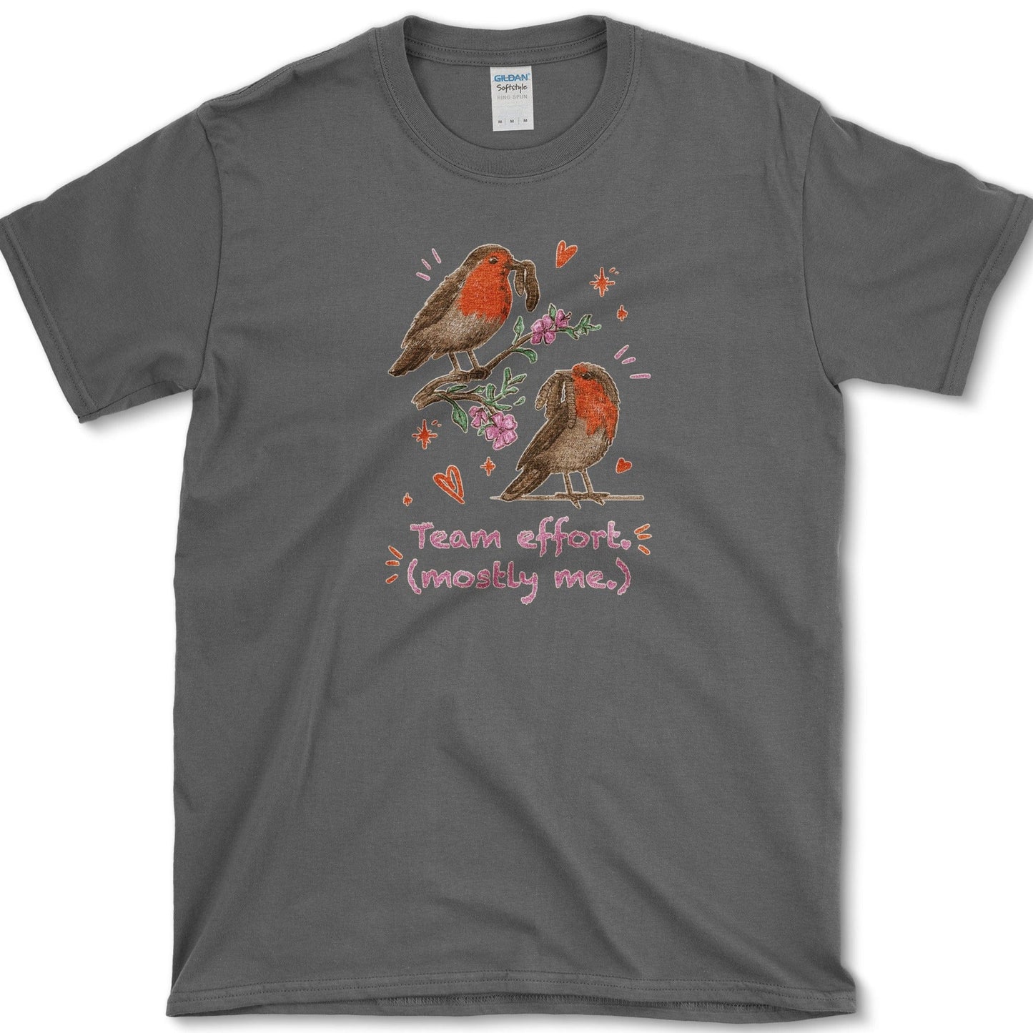 Team Effort T-Shirt Essential Tees / S / Dark Heather Physical Item