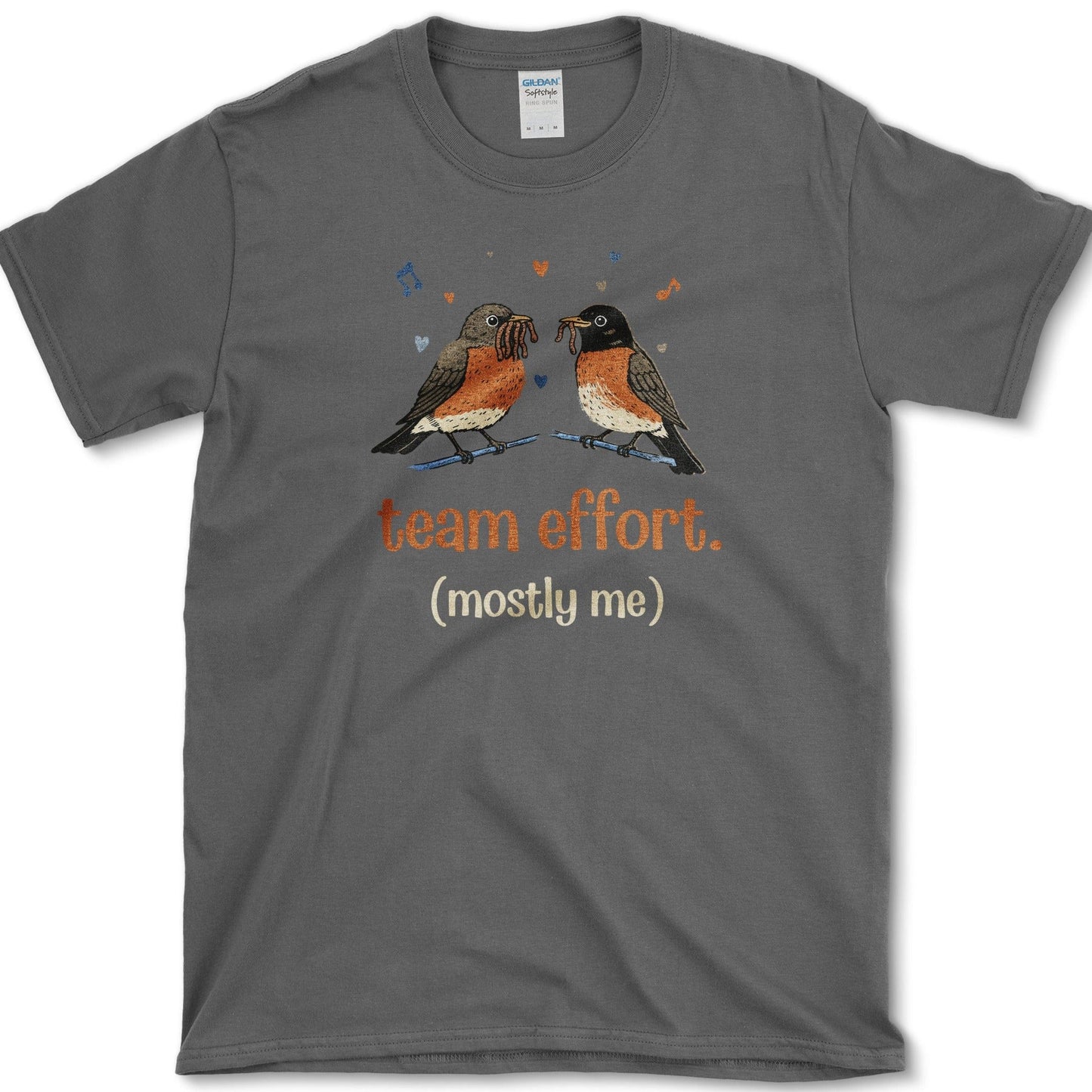 Team Effort T-Shirt Essential Tees / S / Dark Heather Physical Item