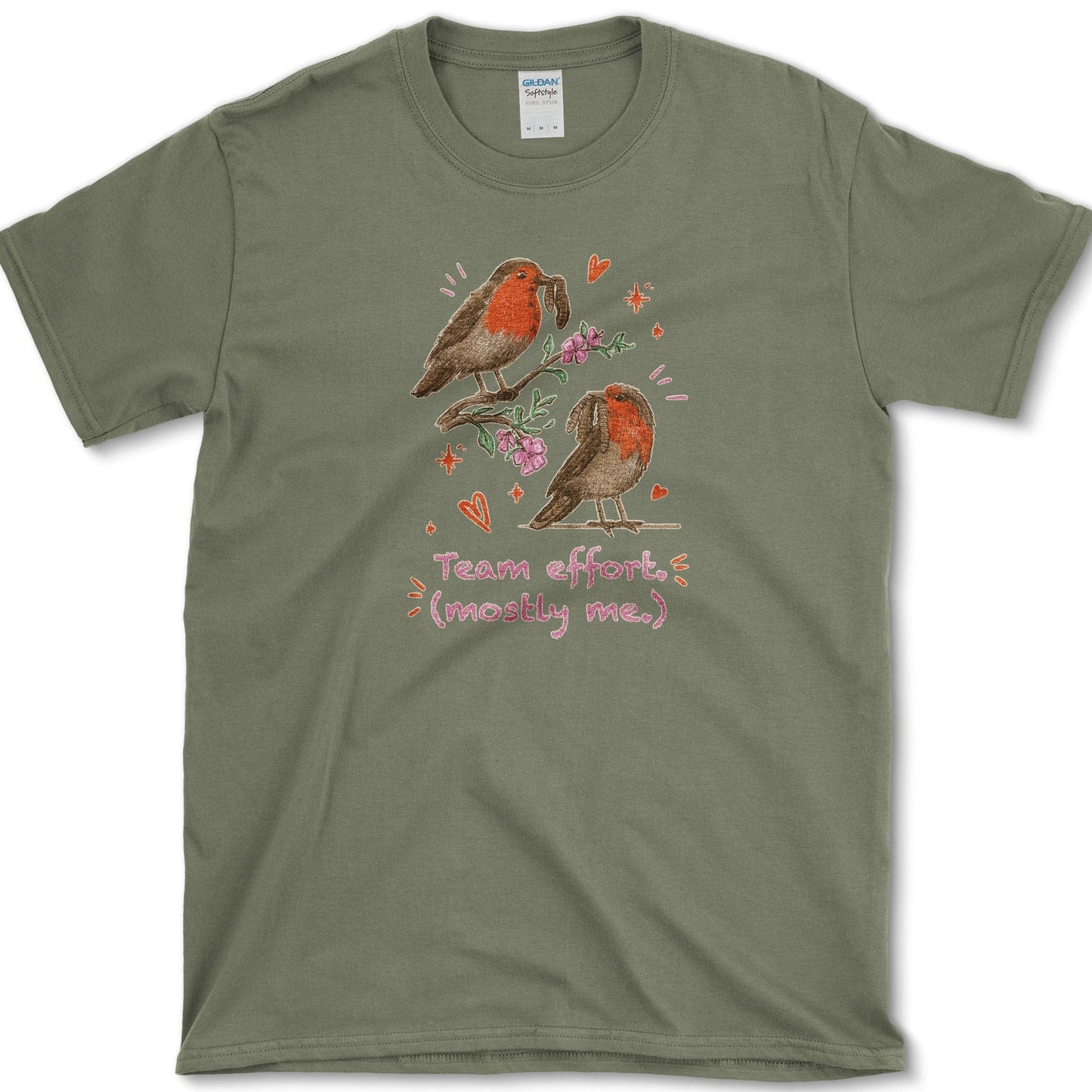 Team Effort T-Shirt Essential Tees / S / Military Green Physical Item