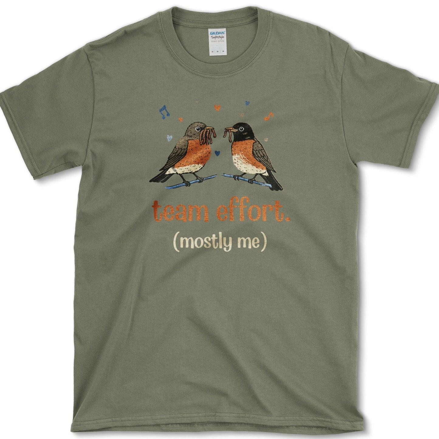 Team Effort T-Shirt Essential Tees / S / Military Green Physical Item