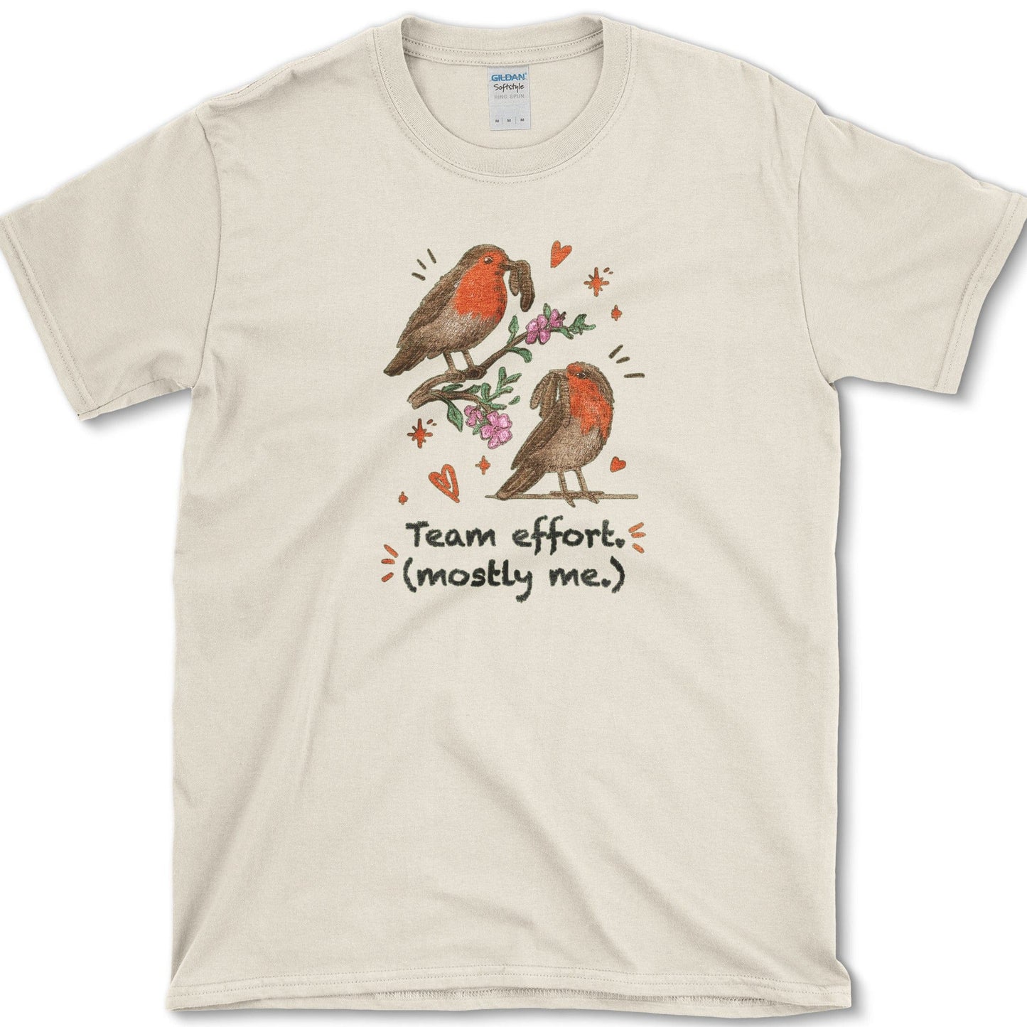 Team Effort T-Shirt Essential Tees / S / Natural Physical Item