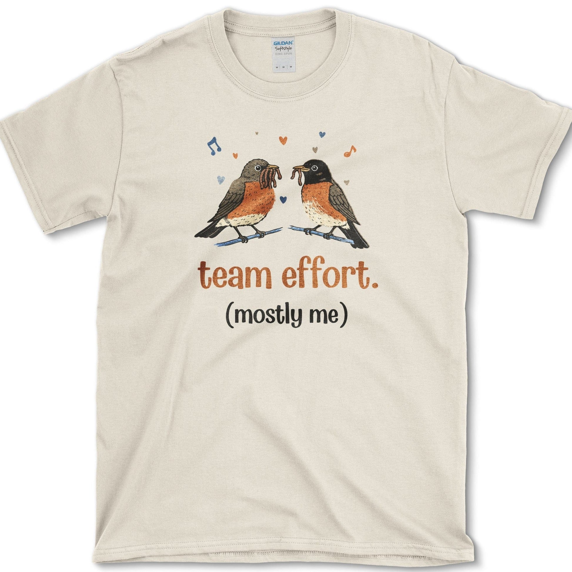 Team Effort T-Shirt Essential Tees / S / Natural Physical Item