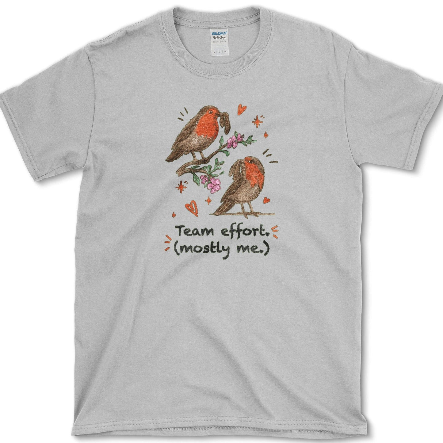 Team Effort T-Shirt Essential Tees / S / Sport Grey Physical Item