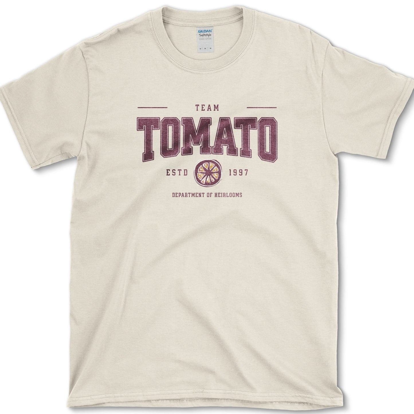 Team Tomato T-Shirt S / Natural Essential Tees