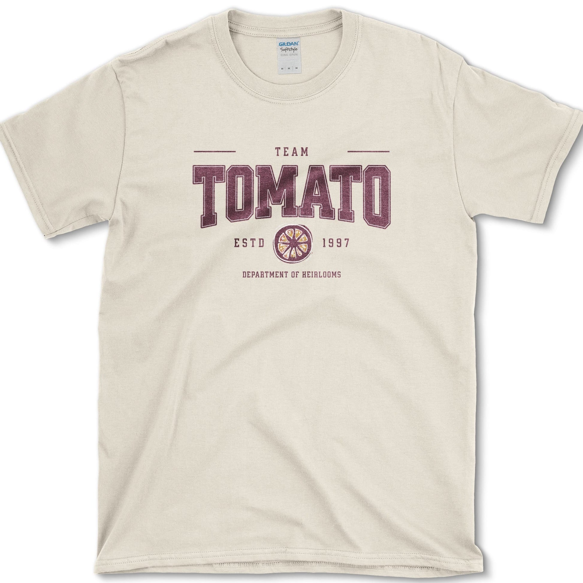 Team Tomato T-Shirt S / Natural Essential Tees
