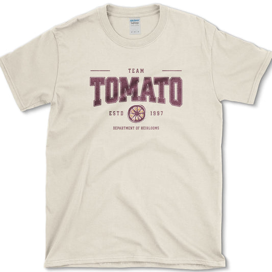 Team Tomato T-Shirt S / Natural Essential Tees