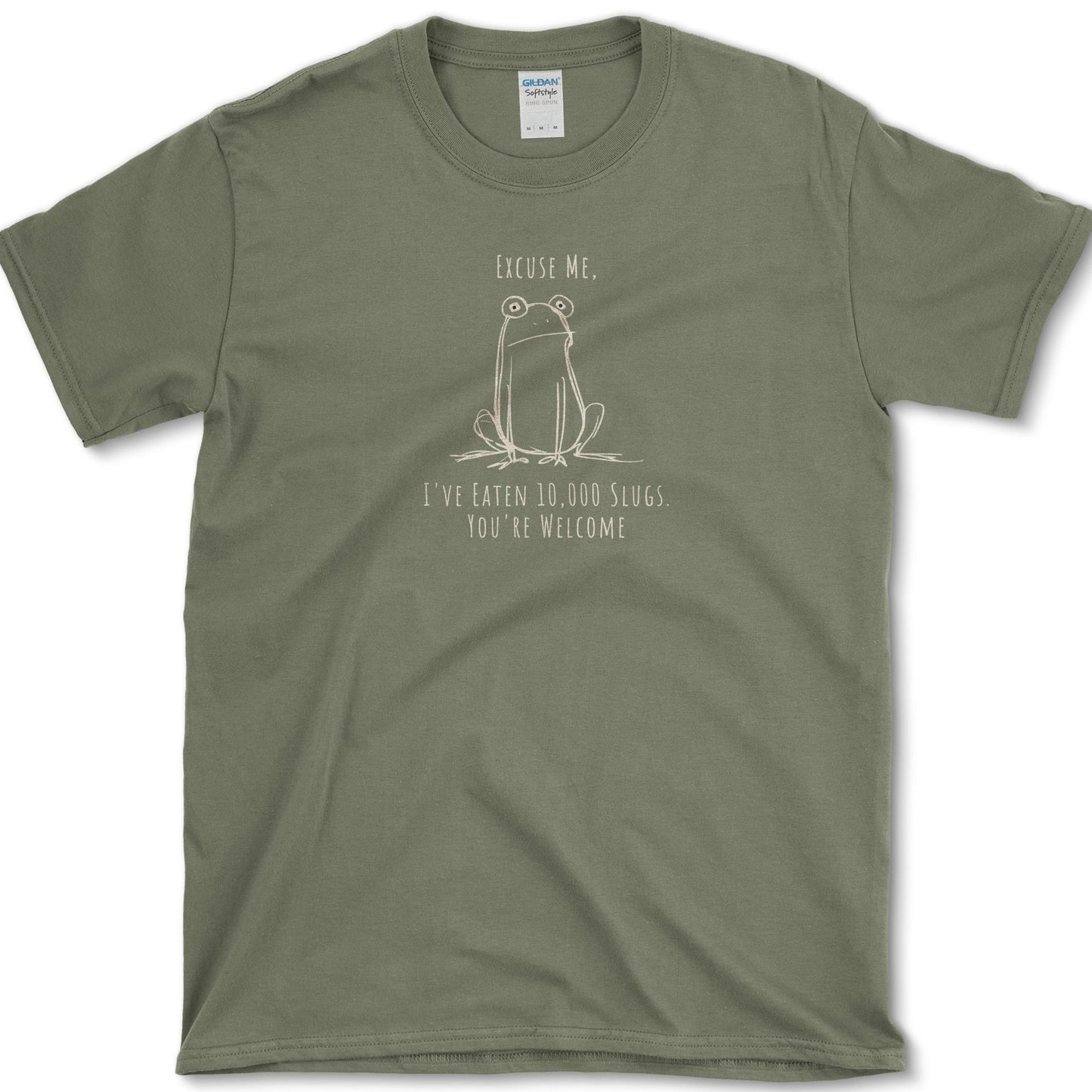 Ten Thousand Slugs T-Shirt Military Green / S Essential Tees