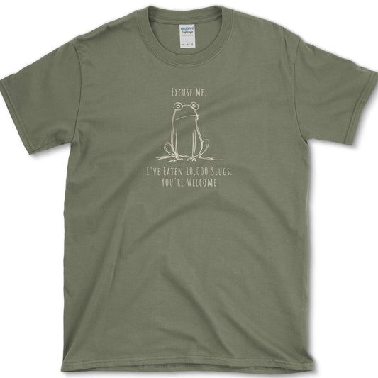 Ten Thousand Slugs T-Shirt Military Green / S Essential Tees