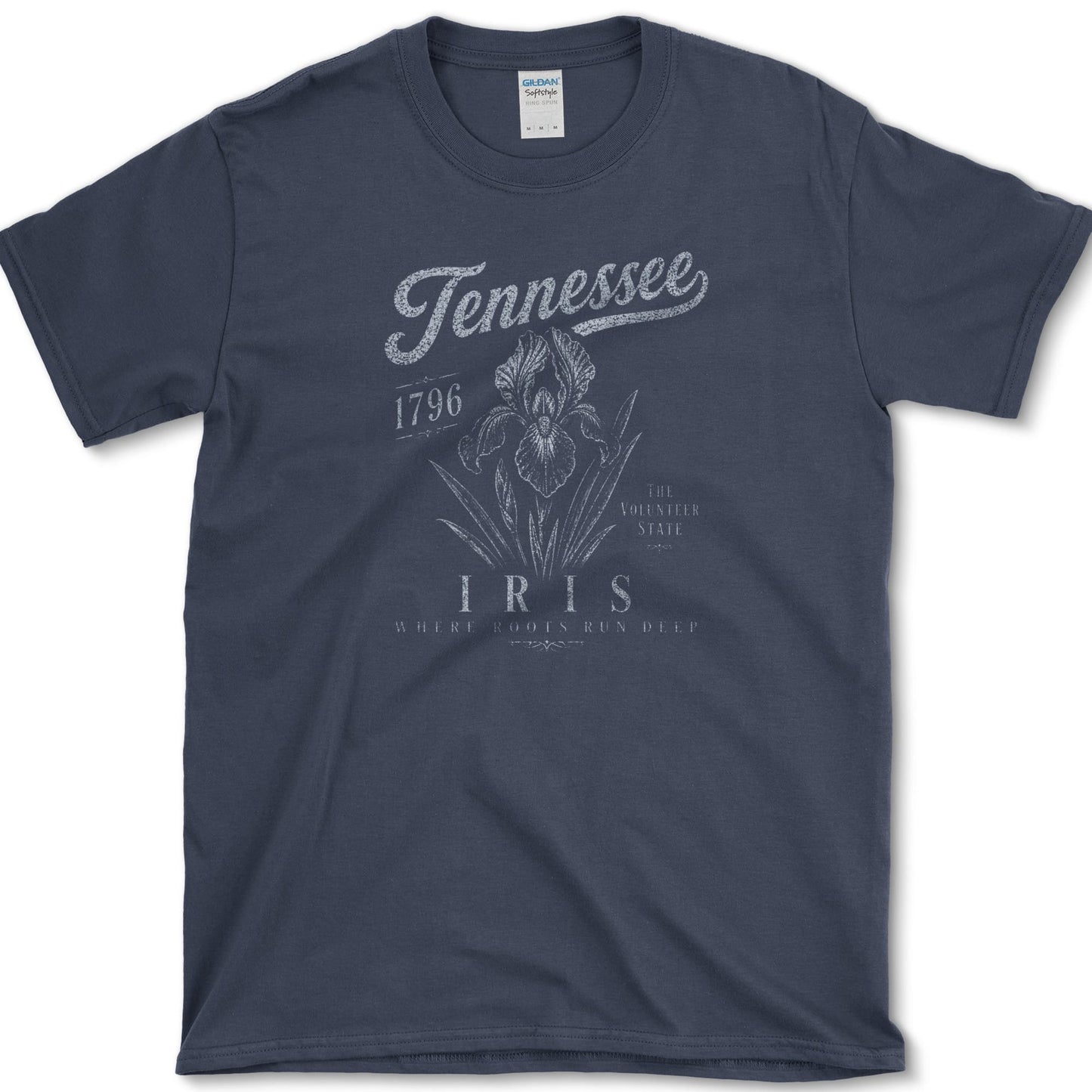 Tennessee Iris T-Shirt S / Navy Essential Tees