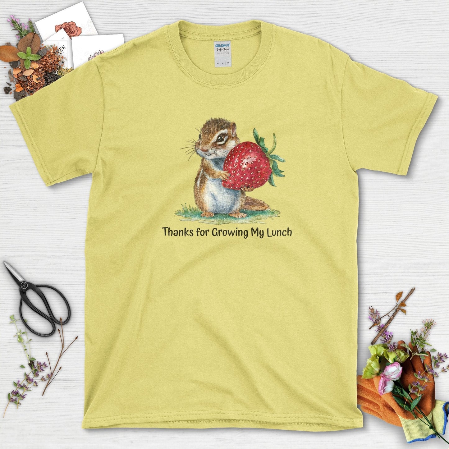 Thanks for My Lunch T-Shirts T-Shirts / S / Cornsilk Physical Item