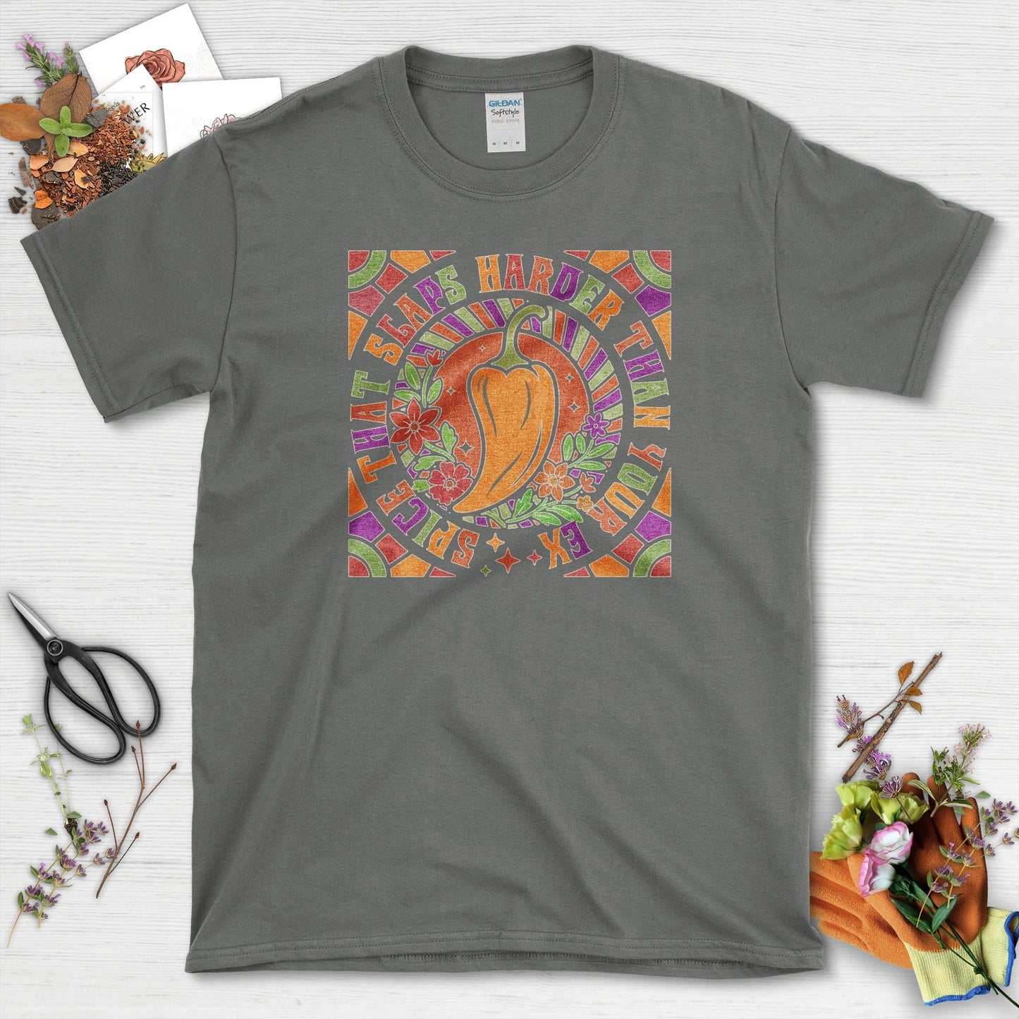 That Spice Slaps Harder T-Shirt Charcoal / M Physical Item