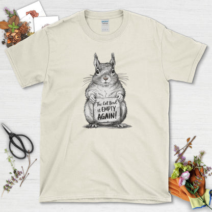 The Cat Bowl is Empty T-Shirt Natural / S T-Shirt