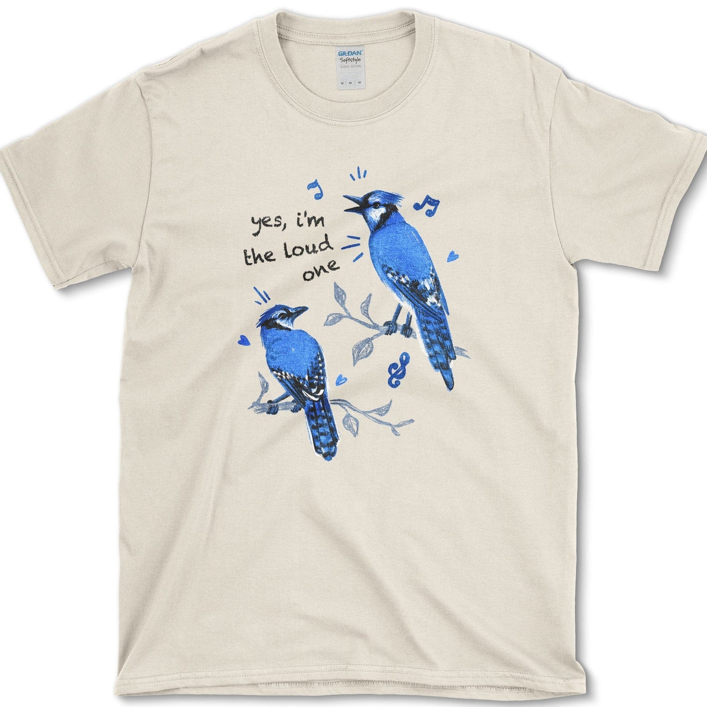 The Loud One T-Shirt Essential Tees / S / Natural Physical Item