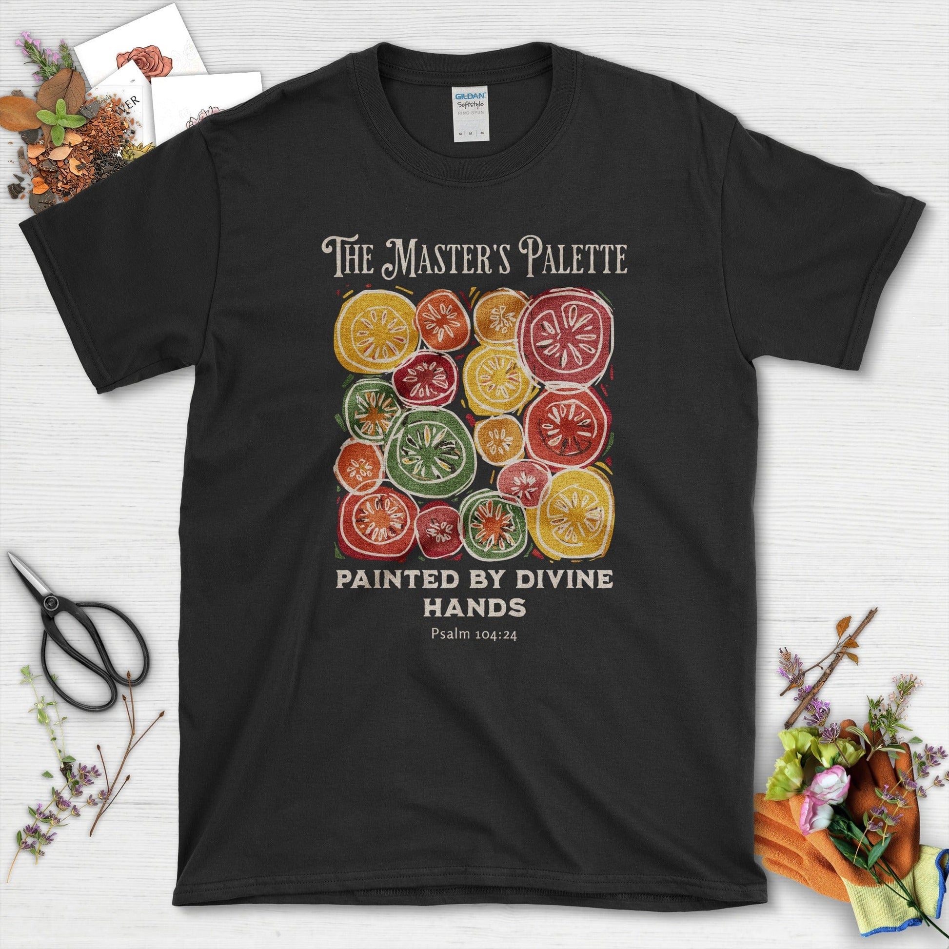 The Master's Palette T-Shirt Essential Tees / S / Black Physical Item