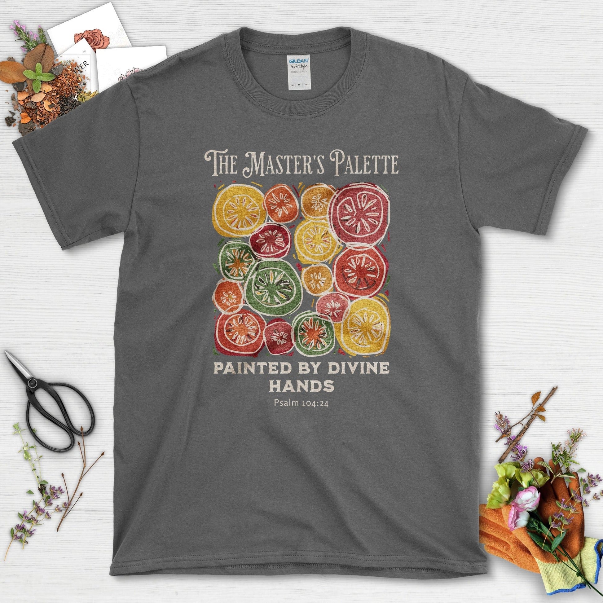 The Master's Palette T-Shirt Essential Tees / S / Dark Heather Physical Item