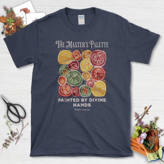 The Master's Palette T-Shirt Essential Tees / S / Navy Physical Item
