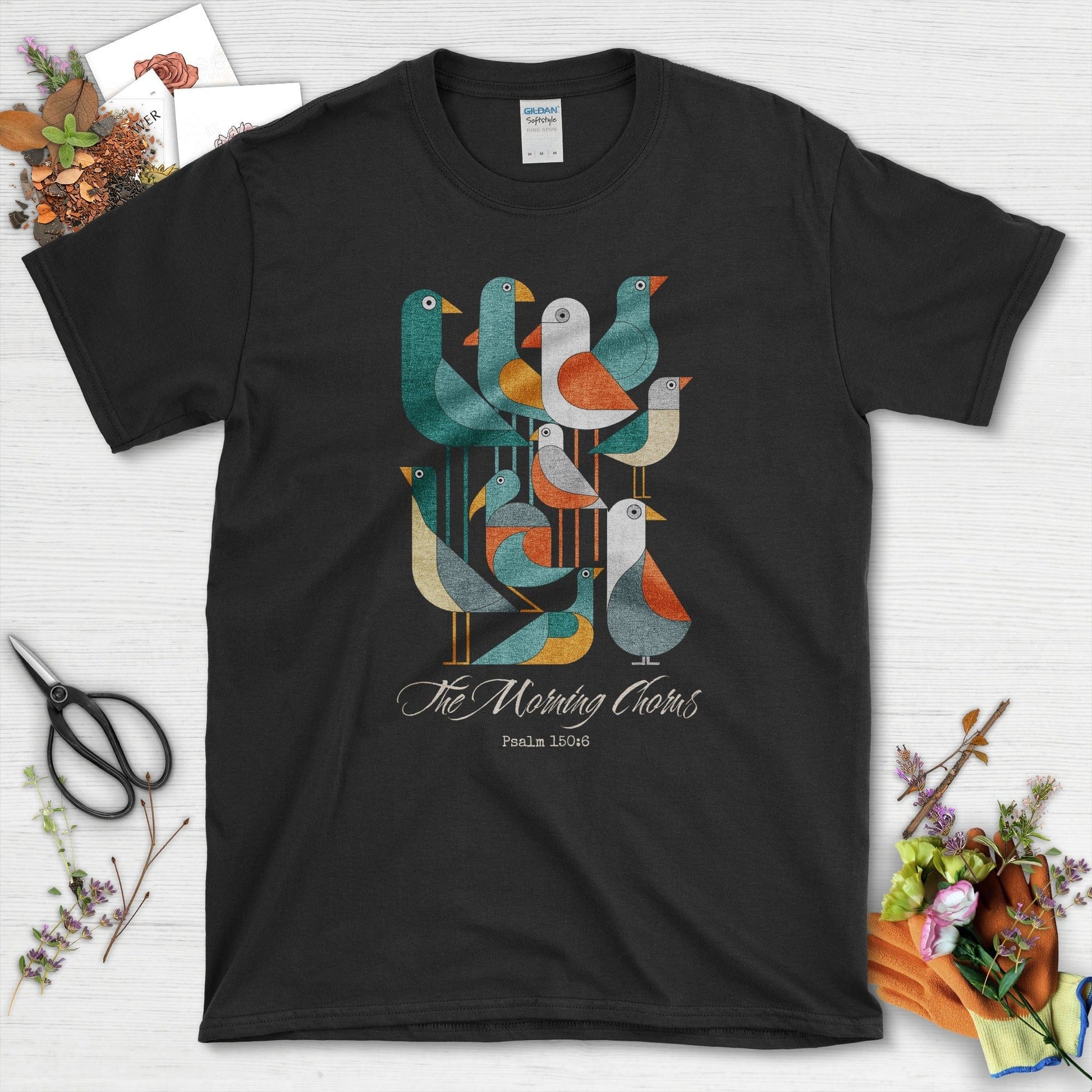 The Morning Chorus T-Shirt Essential Tees / S / Black Physical Item