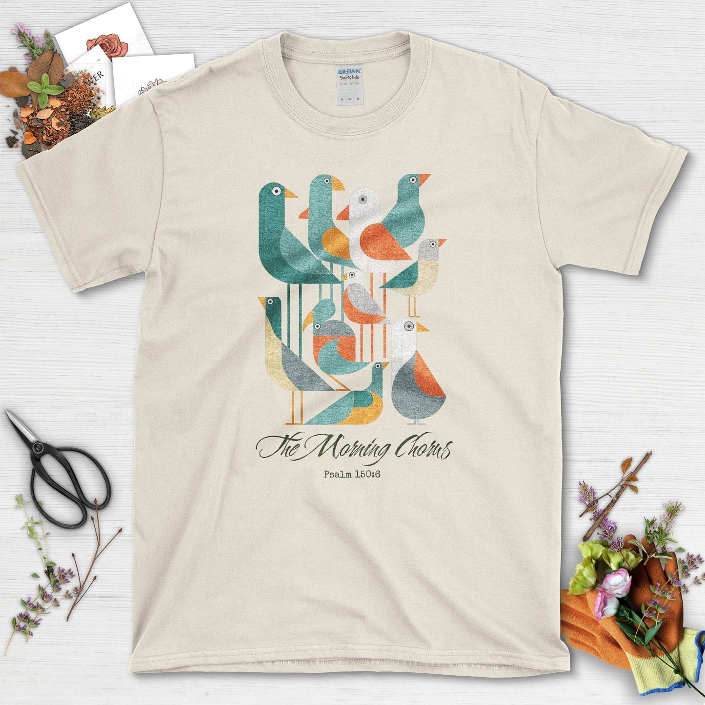 The Morning Chorus T-Shirt Essential Tees / S / Natural Physical Item