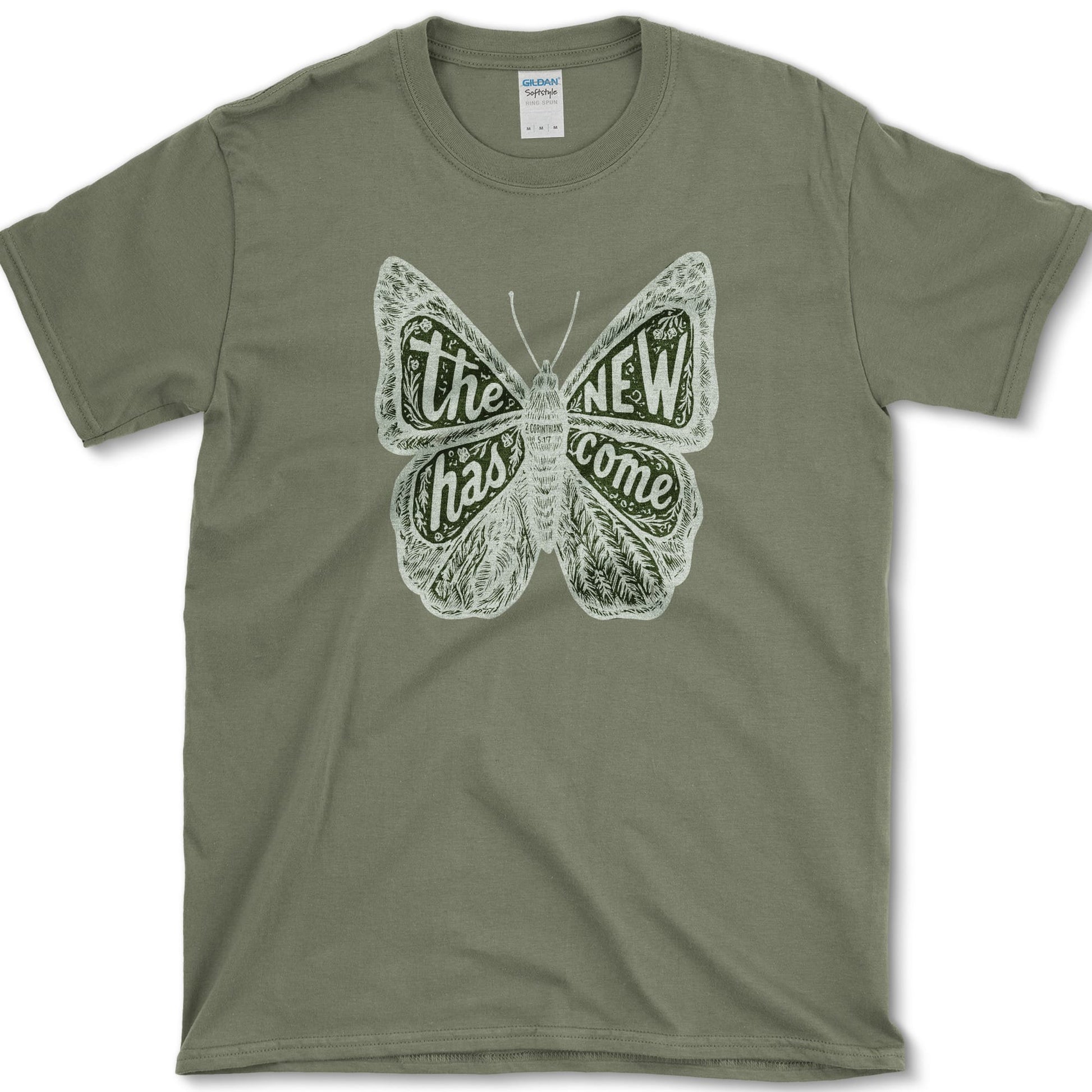 The New Has Come T-Shirt S / Military Green Essential Tees