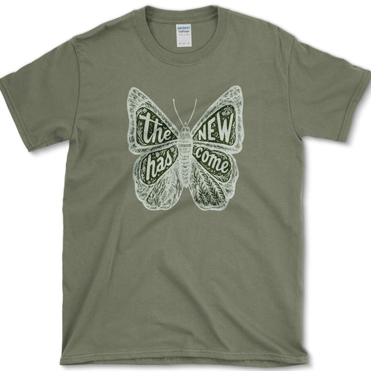 The New Has Come T-Shirt S / Military Green Essential Tees