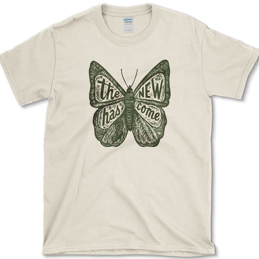 The New Has Come T-Shirt S / Natural Essential Tees