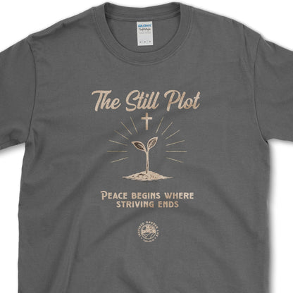 The Still Plot T-Shirt Essential Tees / S / Dark Heather Physical Item