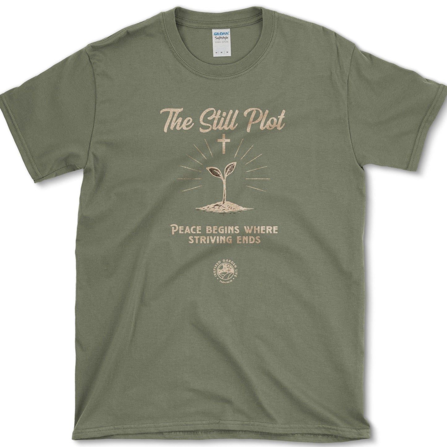 The Still Plot T-Shirt Essential Tees / S / Military Green Physical Item