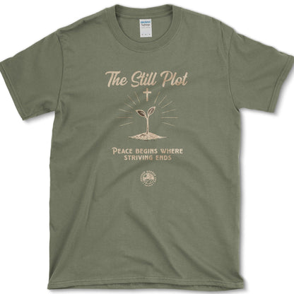 The Still Plot T-Shirt Essential Tees / S / Military Green Physical Item