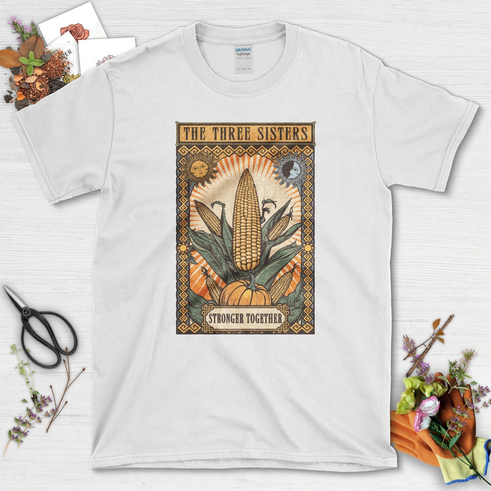 The Three Sisters T-Shirt T-Shirts / S / White Physical Item