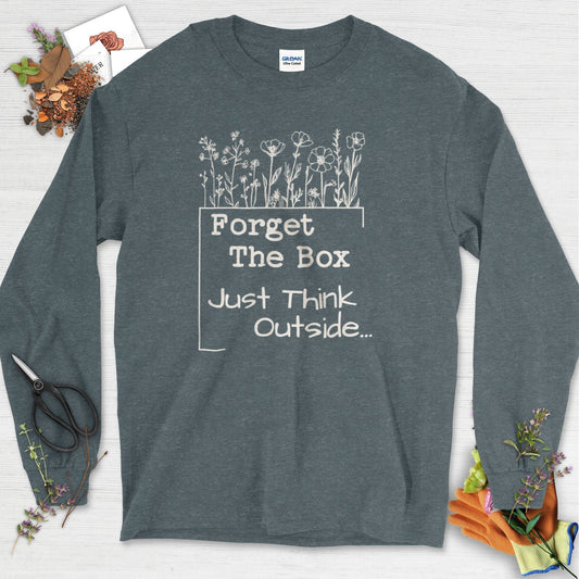 Think Outside the Box Long Sleeve Dark Heather / S Physical Item