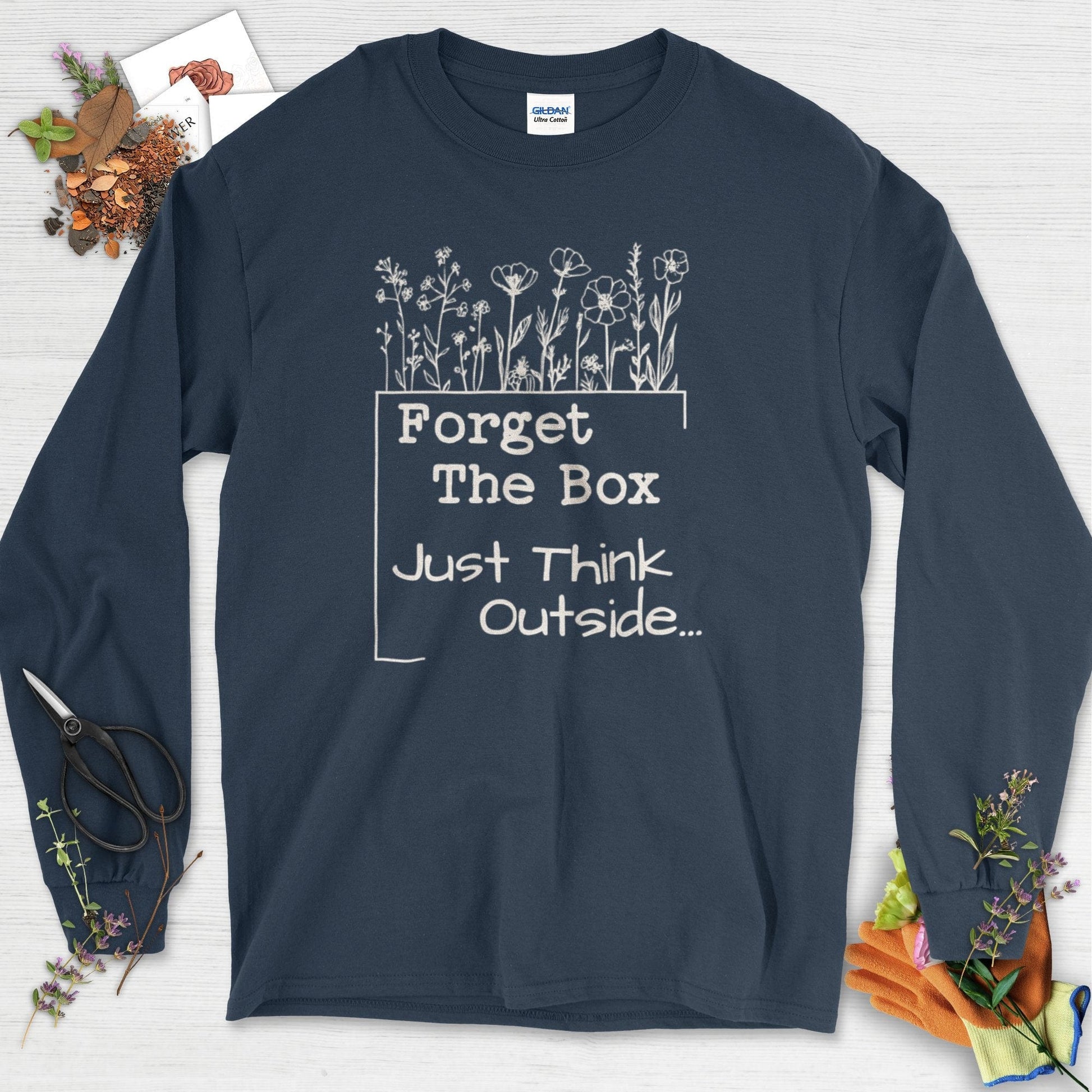 Think Outside the Box Long Sleeve Navy / S Physical Item