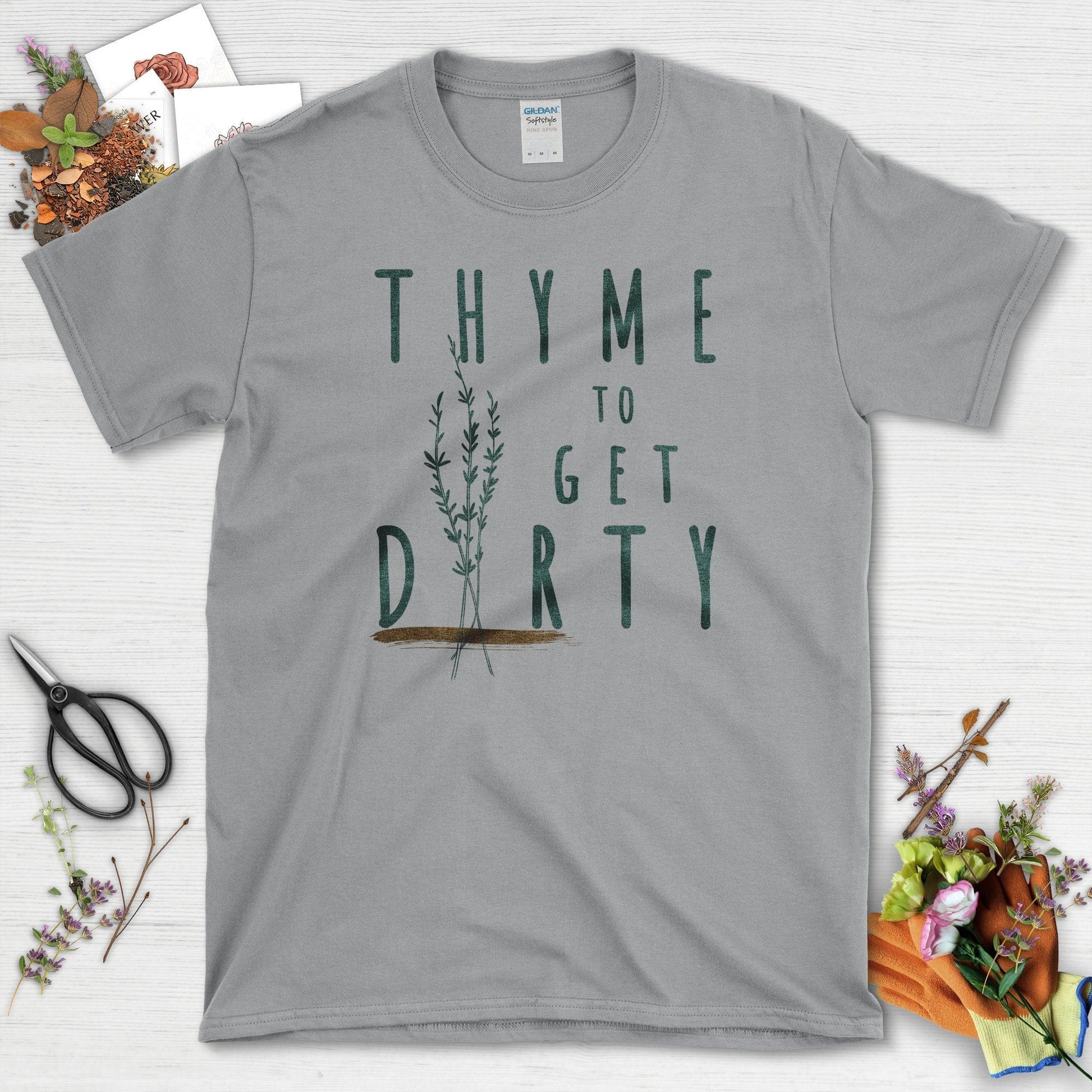 Thyme to Get Dirty T-Shirt Sport Grey / S T-Shirt