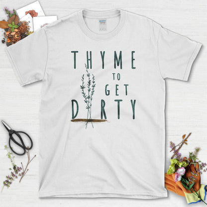 Thyme to Get Dirty T-Shirt White / S T-Shirt