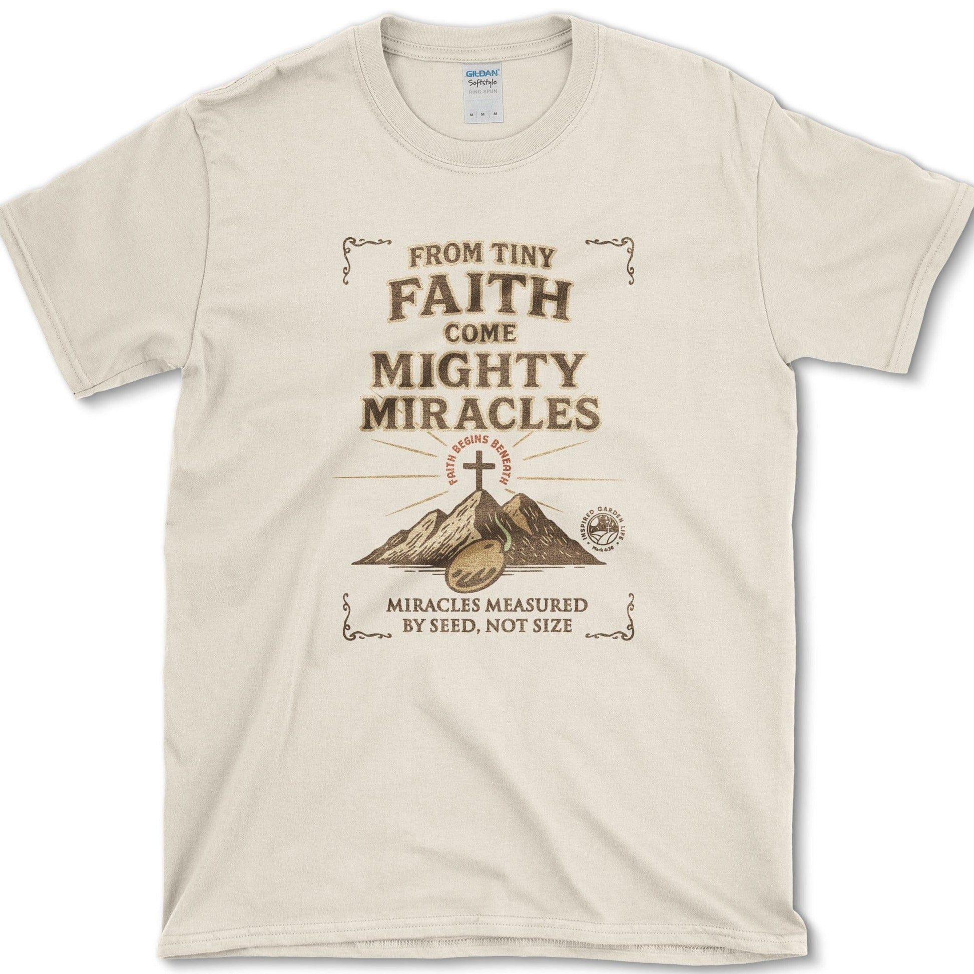 Tiny Faith Mighty Miracles T-Shirt Physical Item