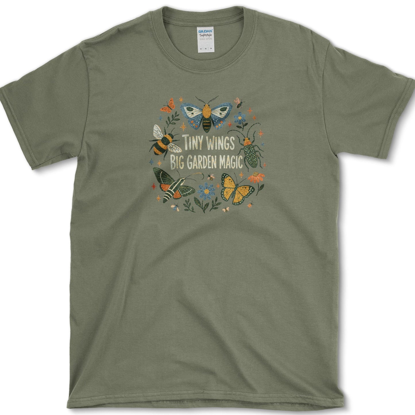 Tiny Wings T-Shirt S / Military Green Essential Tees