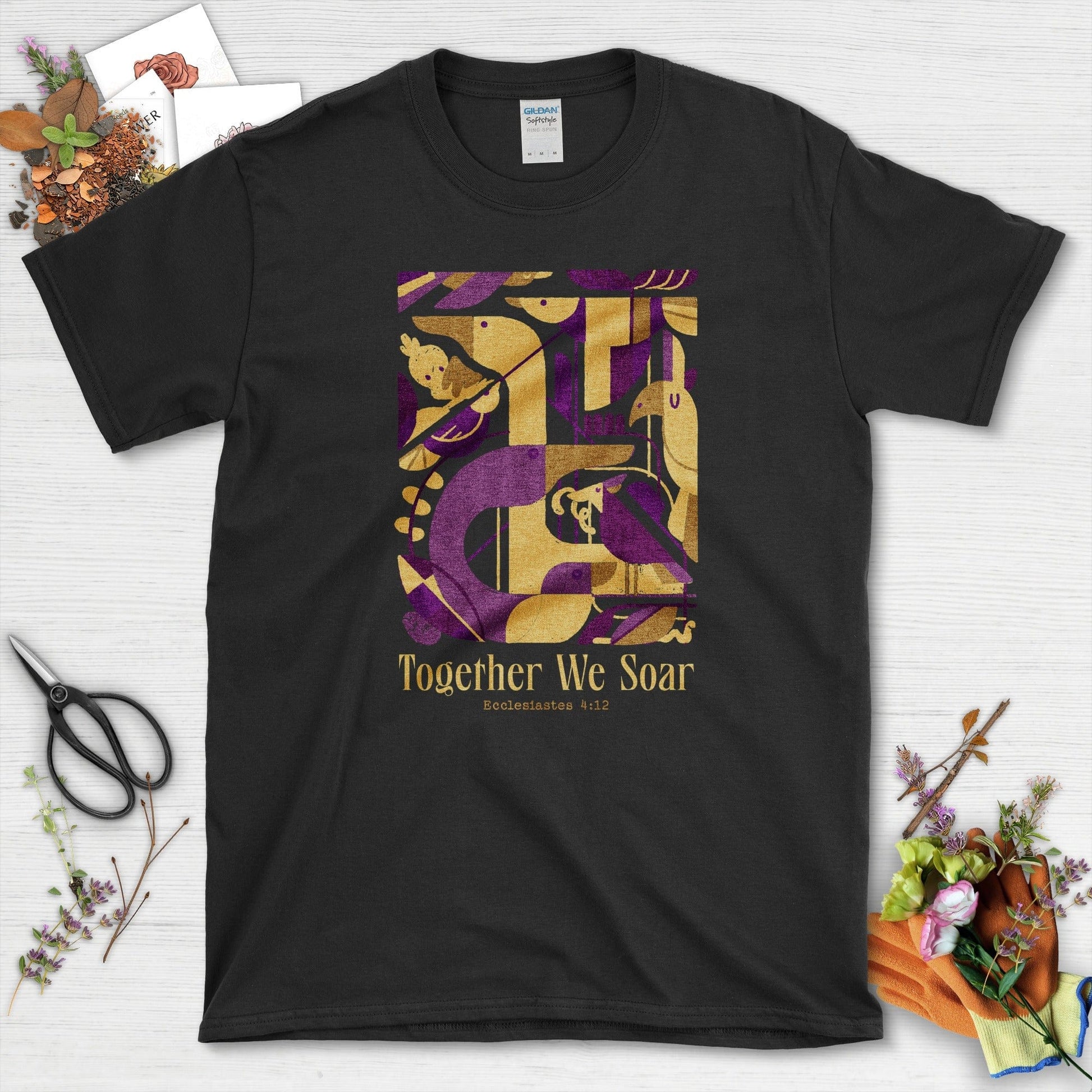 Together We Soar T-Shirt Essential Tees / S / Black Physical Item