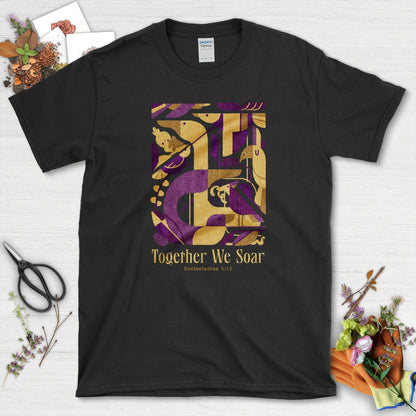 Together We Soar T-Shirt Essential Tees / S / Black Physical Item