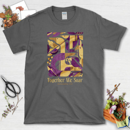 Together We Soar T-Shirt Essential Tees / S / Dark Heather Physical Item