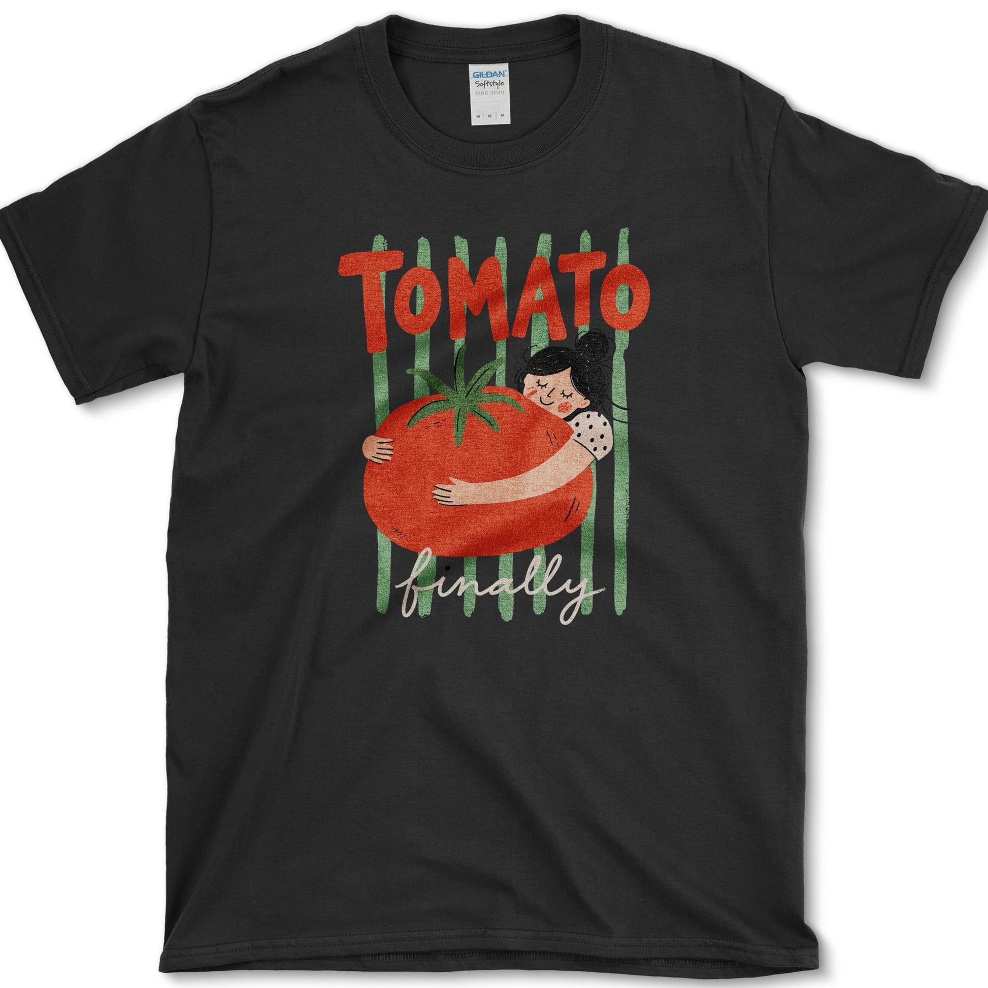 Tomato Finally T-Shirt Black / S Essential Tees