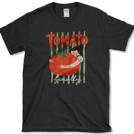 Tomato Finally T-Shirt Black / S Essential Tees