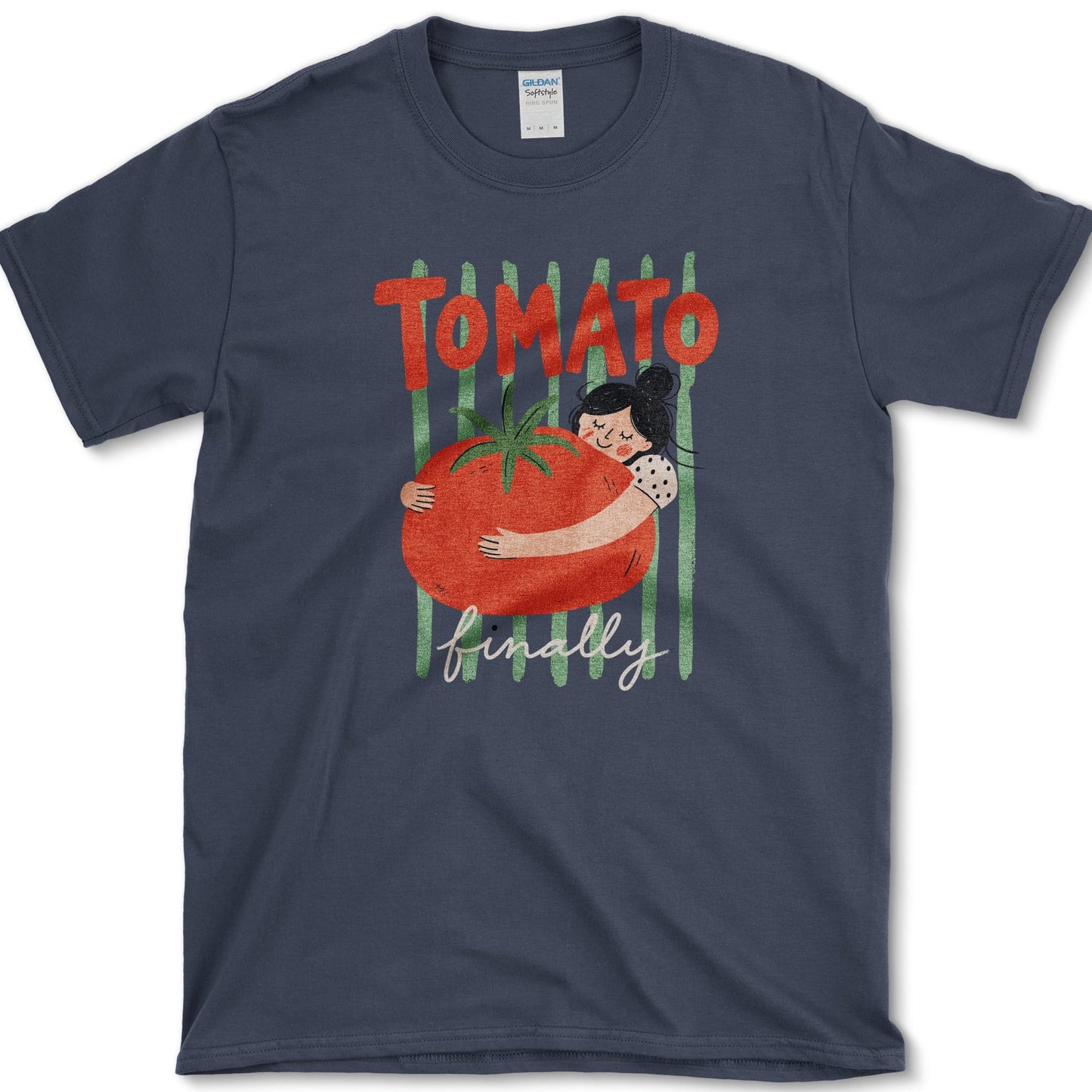 Tomato Finally T-Shirt Navy / S Essential Tees