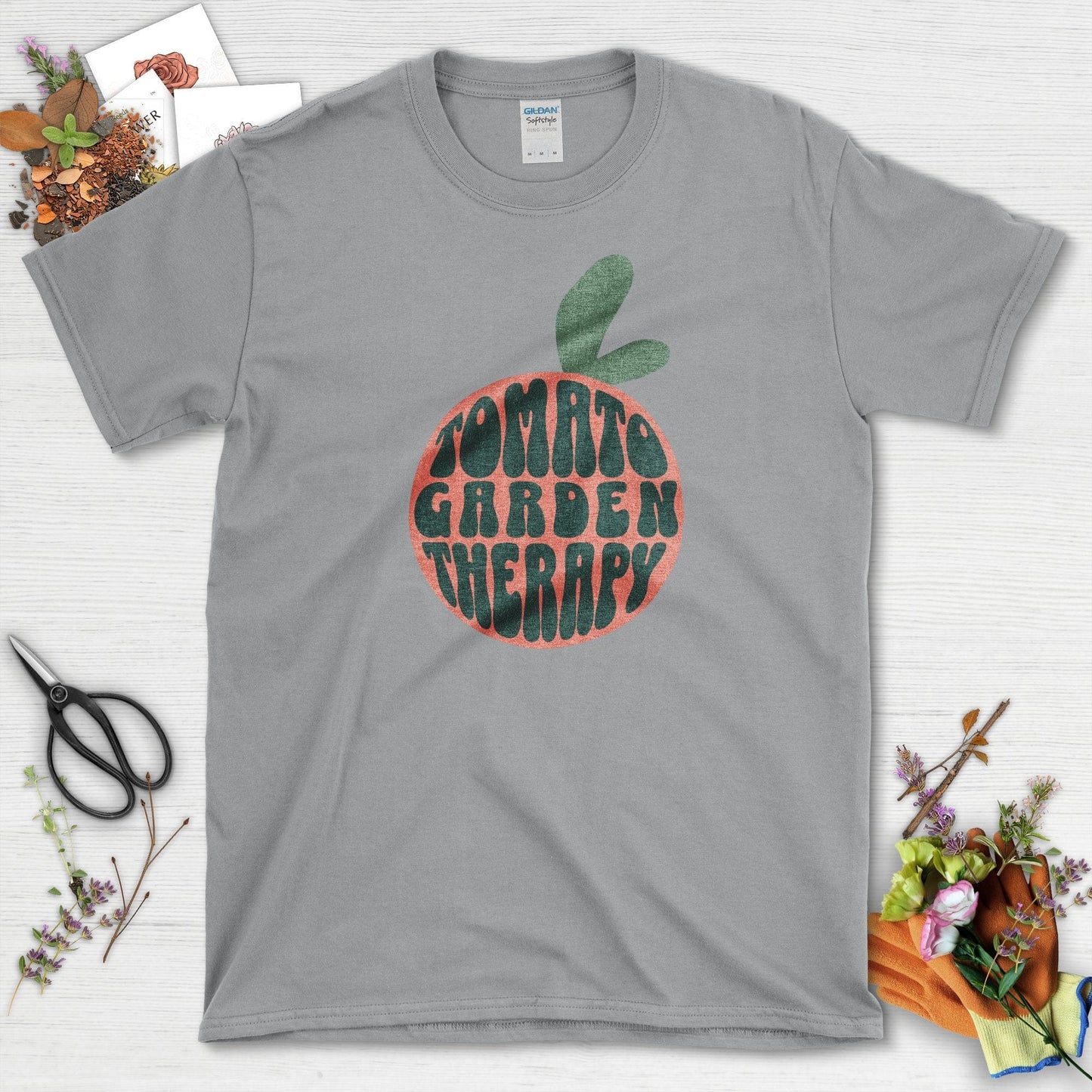 Tomato Garden Therapy T-Shirt Sport Grey / S T-Shirt