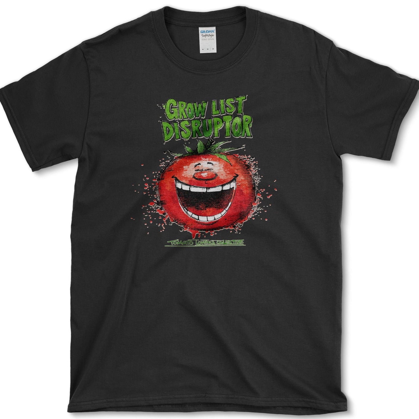 Tomato Grow List Disruptor T-Shirt Black / S Essential Tees
