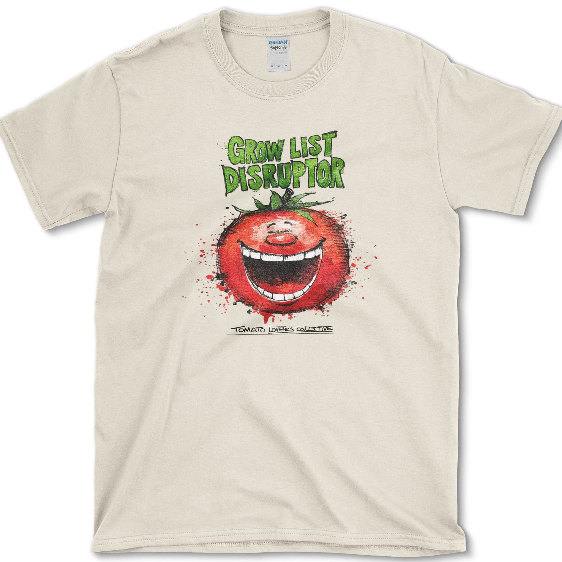 Tomato Grow List Disruptor T-Shirt Natural / S Essential Tees